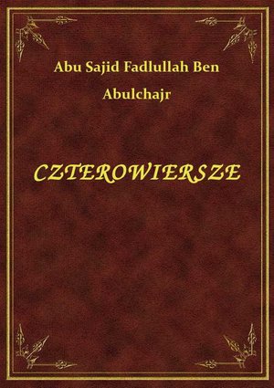 Czterowiersze – ebook