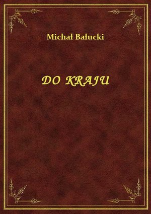 Do Kraju – ebook