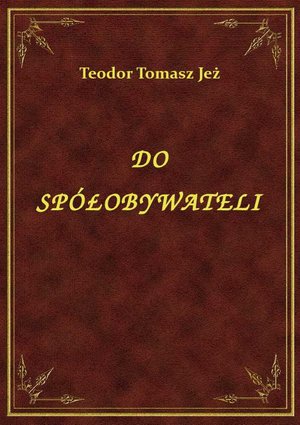 Do Spółobywateli – ebook