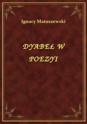 Dyabeł W Poezyi – ebook