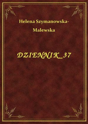 Dziennik 37 – ebook