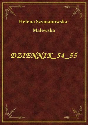 Dziennik 54 55 – ebook