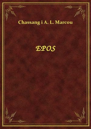 Epos – ebook