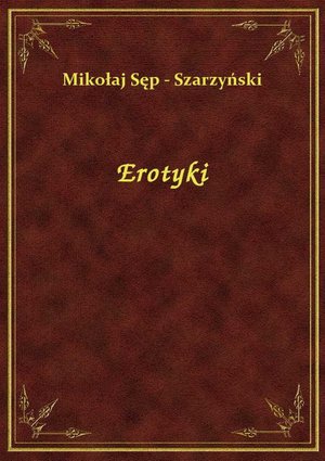 Erotyki – ebook