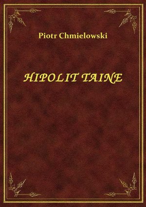 Hipolit Taine – ebook
