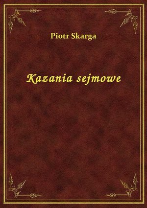 Kazania Sejmowe – ebook