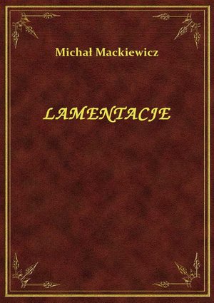 Lamentacje – ebook