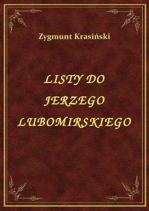 Listy Do Jerzego Lubomirskiego – ebook