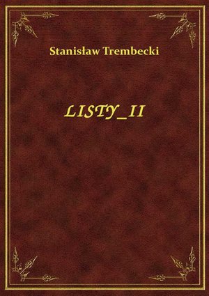 Listy II – ebook