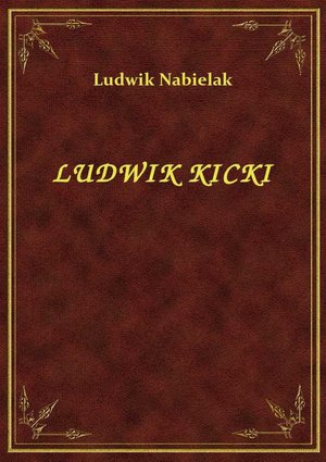 Ludwik Kicki – ebook