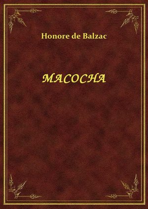 Macocha – ebook