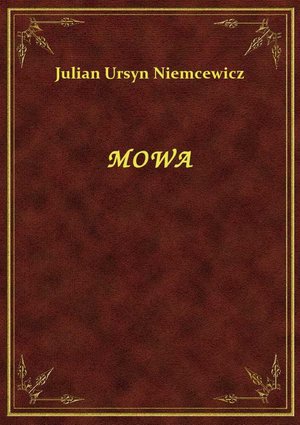 Mowa – ebook