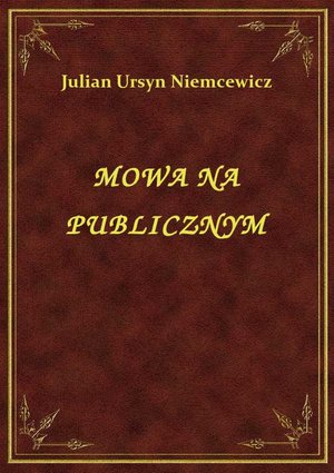 Mowa Na Publicznym – ebook
