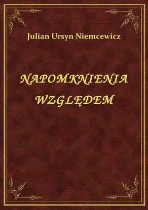 Napomknienia Względem – ebook