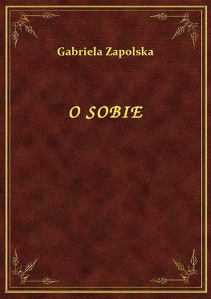 O Sobie – ebook