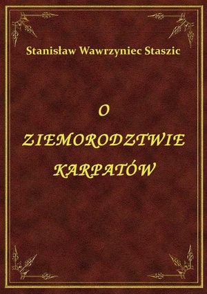 O Ziemorodztwie Karpatów – ebook