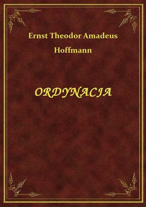 Ordynacja – ebook