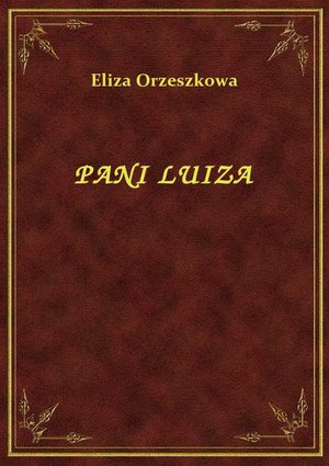 Pani Luiza – ebook