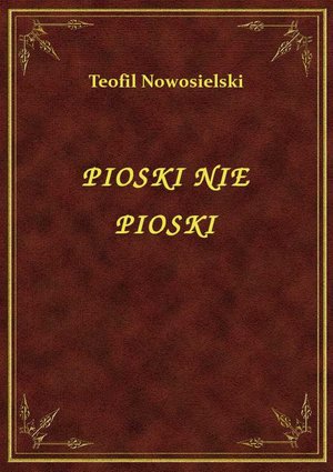 Pioski Nie Pioski – ebook