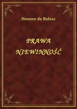 Prawa Niewinność – ebook