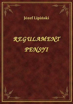 Regulament Pensyi – ebook