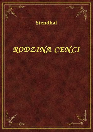 Rodzina Cenci – ebook