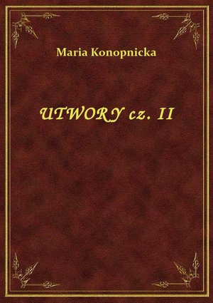 Utwory Cz. II – ebook