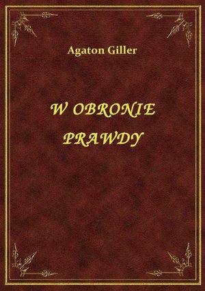 W Obronie Prawdy – ebook