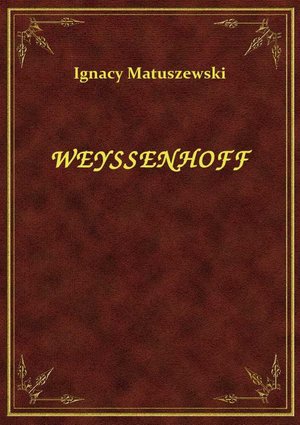 Weyssenhoff – ebook