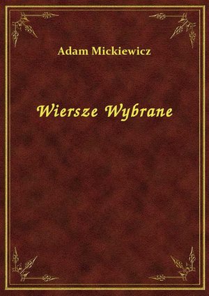 Wiersze Wybrane – ebook