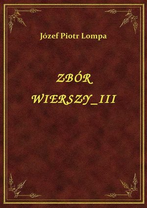 Zbór Wierszy III – ebook
