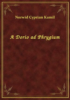 A Dorio ad Phrygium – ebook