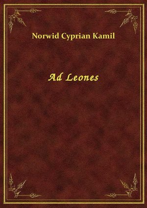 Ad Leones – ebook