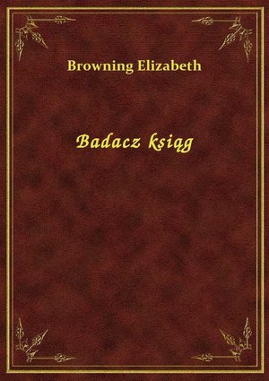 Badacz ksiąg – ebook