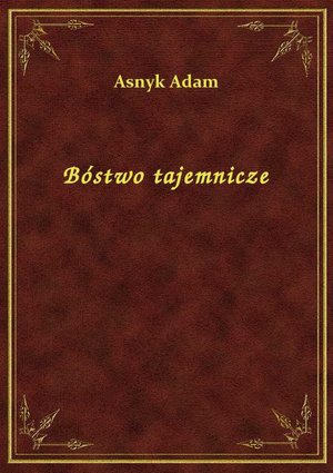 Bóstwo tajemnicze – ebook