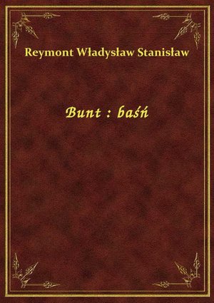 Bunt : baśń – ebook