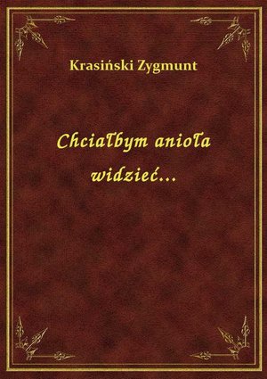 Chciałbym anioła widzieć... – ebook