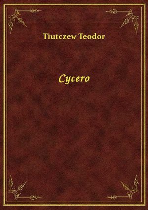 Cycero – ebook