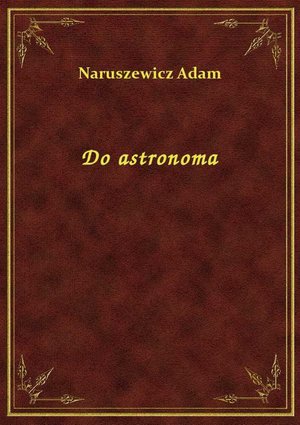 Do astronoma – ebook