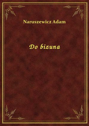Do bizuna – ebook