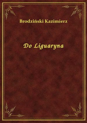 Do Liguaryna – ebook