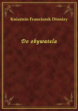 Do obywatela – ebook