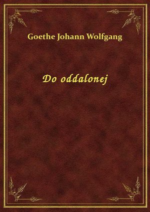 Do oddalonej – ebook