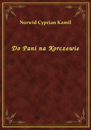 Do Pani na Korczewie – ebook