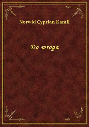 Do wroga – ebook