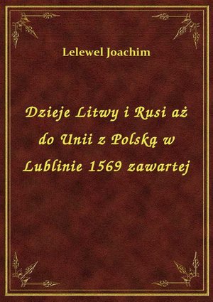 Dzieje Litwy i Rusi aż do Unii z Polską w Lublinie 1569 zawartej – ebook