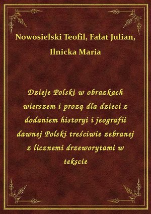 Dzieje Polski w obrazkach wierszem i prozą dla dzieci z dodaniem historyi i jeografii dawnej Polski treściwie zebranej z licznemi drzeworytami w tekscie – ebook