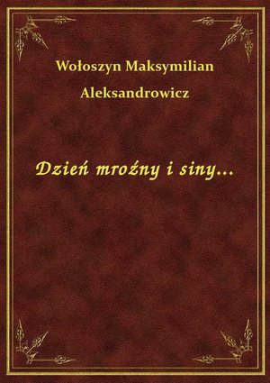 Dzień mroźny i siny... – ebook