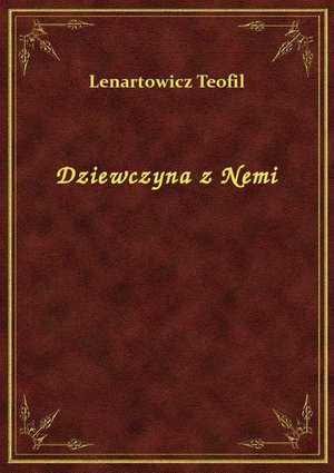 Dziewczyna z Nemi – ebook