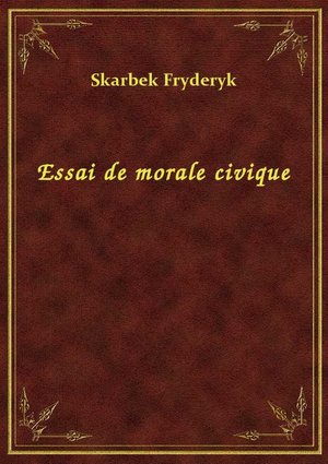 Essai de morale civique – ebook